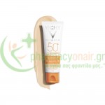 VICHY - Ideal Soleil Αντηλιακή Κρέμα για Κηλίδες με Χρώμα SPF50+ 50mL Πανάδες